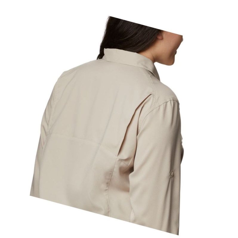 Columbia Silver Ridge Lite Long Sleeve Plus Size Gömlek Kadın Haki | 26490-IBPA