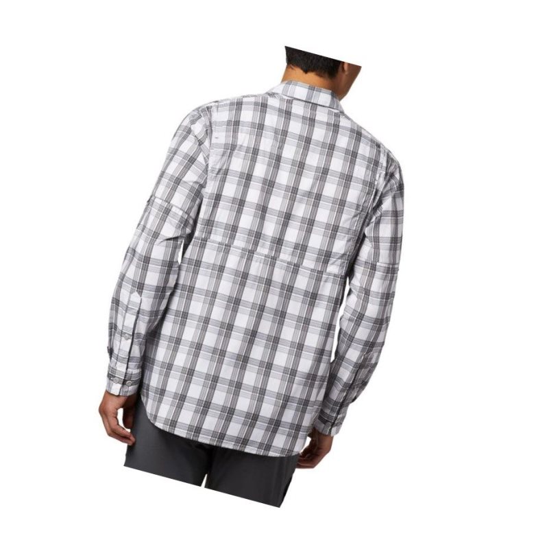 Columbia Silver Ridge Lite Plaid Long Sleeve Gömlek Erkek Gri | 81935-CURN