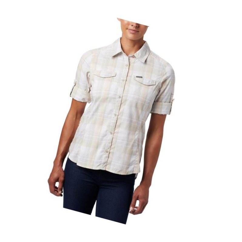 Columbia Silver Ridge Lite Plaid Long Sleeve Gömlek Kadın Haki Renkli | 34872-ERIX