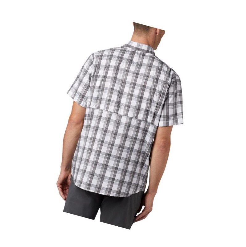 Columbia Silver Ridge Lite Plaid Short Sleeve Gömlek Erkek Gri | 29308-LYBW