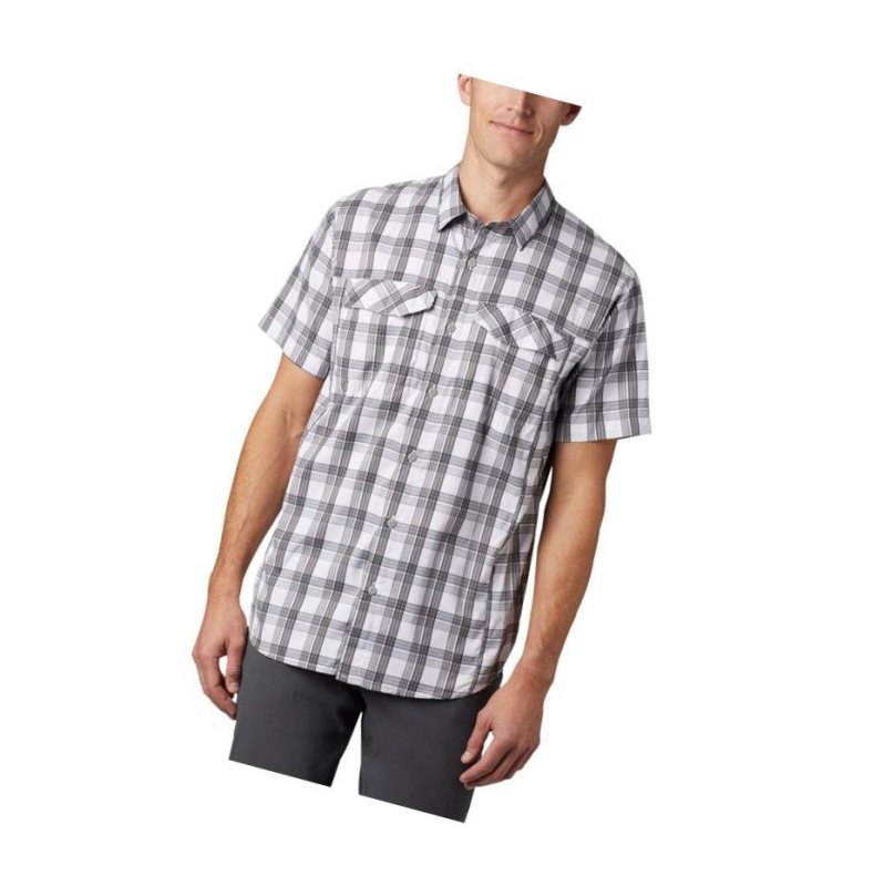 Columbia Silver Ridge Lite Plaid Short Sleeve Gömlek Erkek Gri | 29308-LYBW