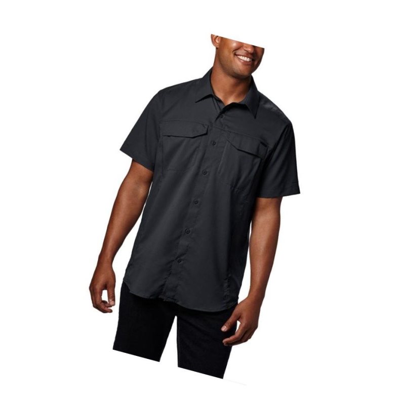 Columbia Silver Ridge Lite Short Sleeve Gömlek Erkek Siyah | 83154-GUAE