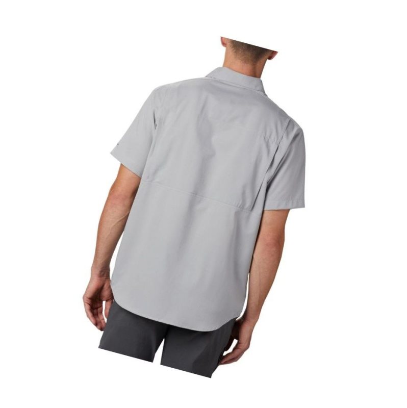 Columbia Silver Ridge Lite Short Sleeve Gömlek Erkek Gri | 76829-CBRT