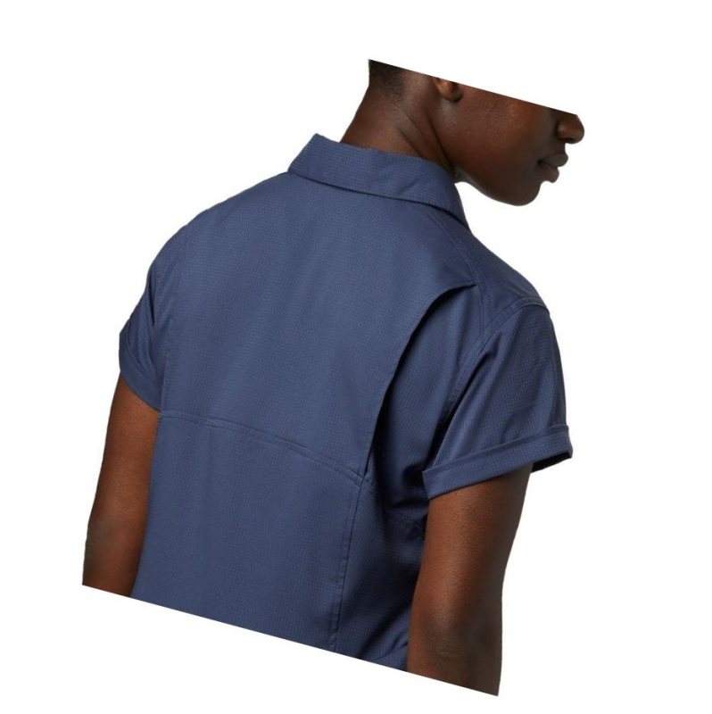 Columbia Silver Ridge Lite Short Sleeve Gömlek Kadın Lacivert | 74015-SYXG