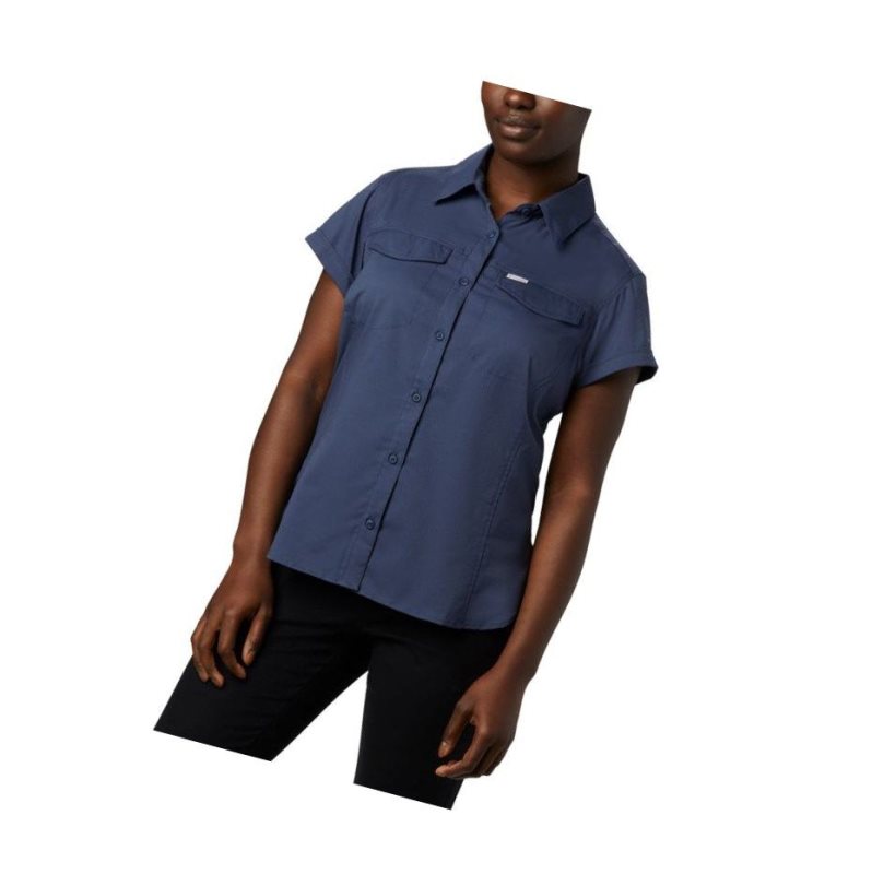Columbia Silver Ridge Lite Short Sleeve Gömlek Kadın Lacivert | 74015-SYXG