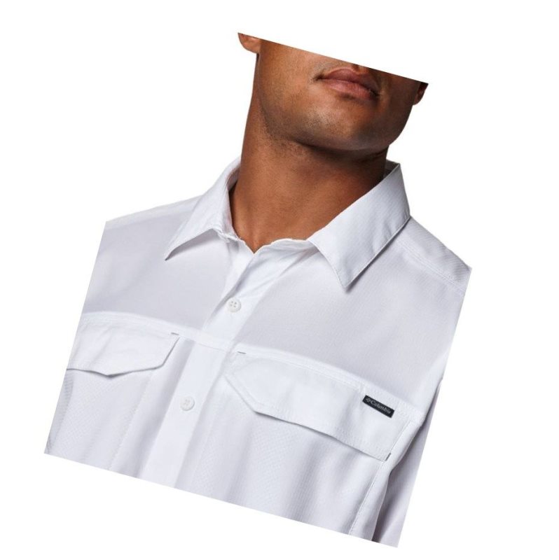 Columbia Silver Ridge Lite Short Sleeve Gömlek Erkek Beyaz | 96258-JNRS