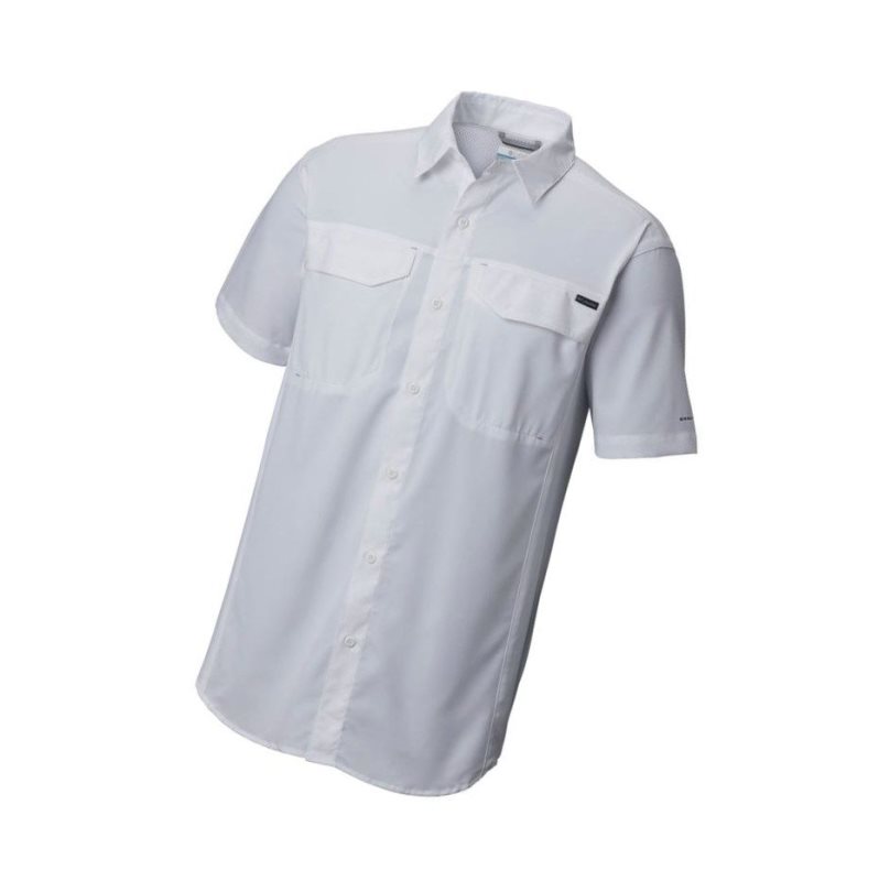 Columbia Silver Ridge Lite Short Sleeve Gömlek Erkek Beyaz | 96258-JNRS