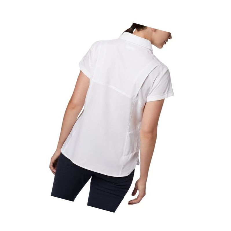 Columbia Silver Ridge Lite Short Sleeve Gömlek Kadın Beyaz | 12640-LXKA