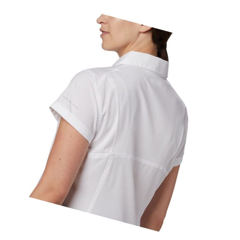 Columbia Silver Ridge Lite Short Sleeve Gömlek Kadın Beyaz | 12640-LXKA