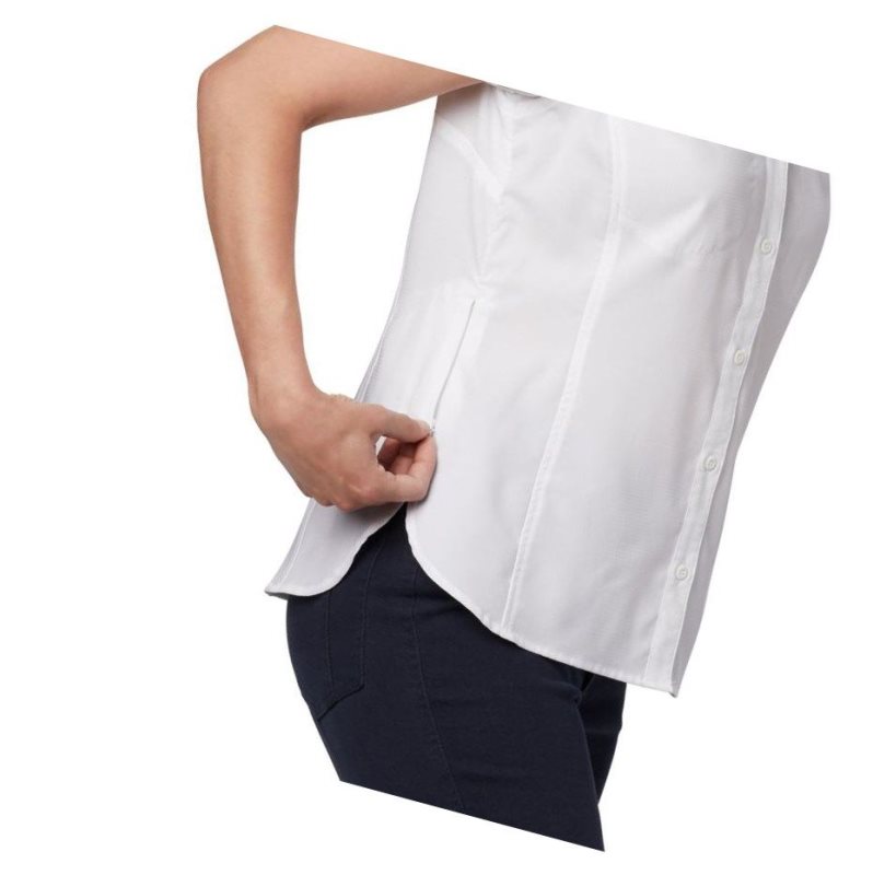 Columbia Silver Ridge Lite Short Sleeve Gömlek Kadın Beyaz | 12640-LXKA