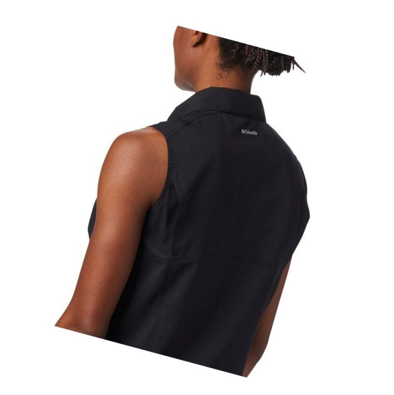Columbia Silver Ridge Lite Sleeveless Gömlek Kadın Siyah | 70349-MNZX