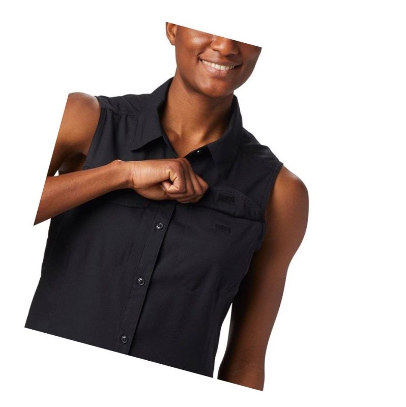 Columbia Silver Ridge Lite Sleeveless Gömlek Kadın Siyah | 70349-MNZX