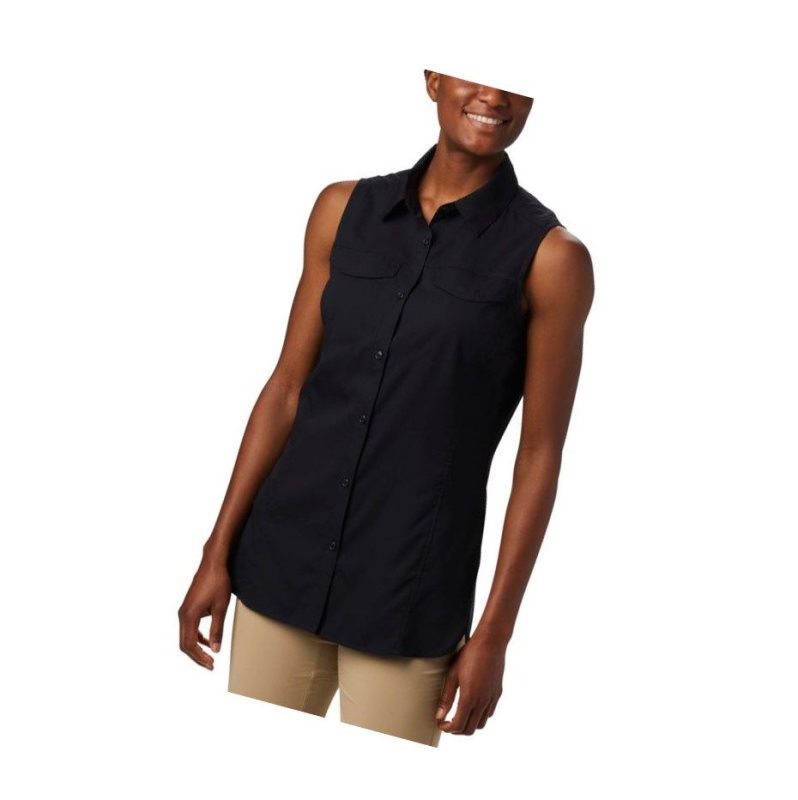 Columbia Silver Ridge Lite Sleeveless Gömlek Kadın Siyah | 70349-MNZX