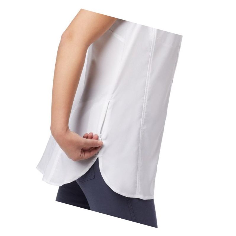 Columbia Silver Ridge Lite Sleeveless Gömlek Kadın Beyaz | 56872-NKSO