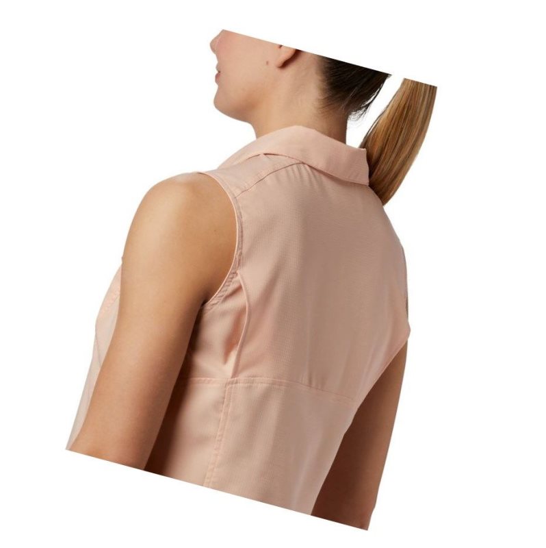 Columbia Silver Ridge Lite Sleeveless Gömlek Kadın Pembe | 90754-EPCX
