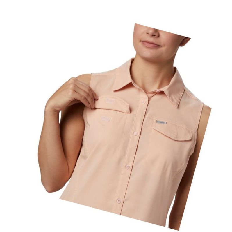 Columbia Silver Ridge Lite Sleeveless Gömlek Kadın Pembe | 90754-EPCX