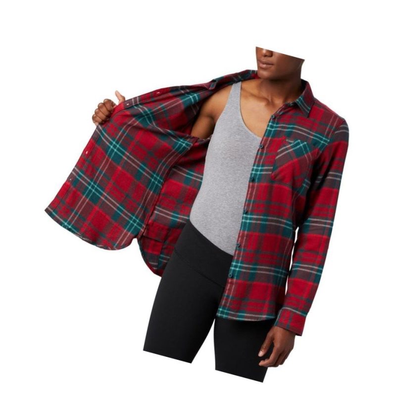 Columbia Simply Put II Flannel Gömlek Kadın Koyu Renkli | 78934-YAHN