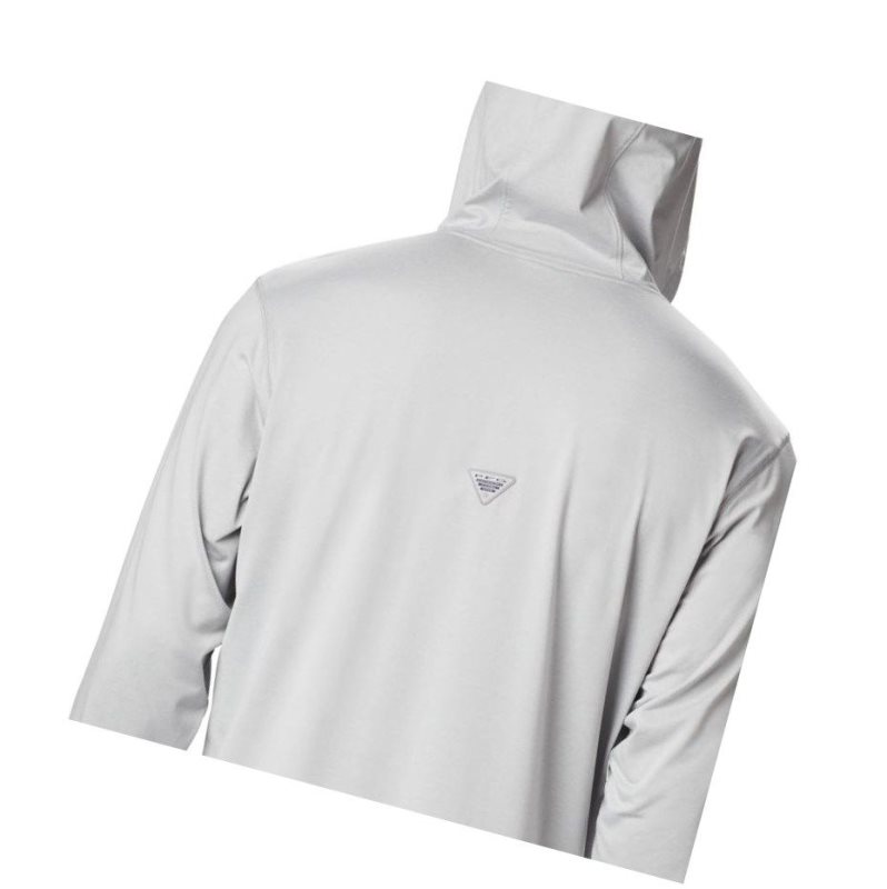 Columbia Slack Tide Henley Kapşonlu Erkek Gri | 26739-TJSP