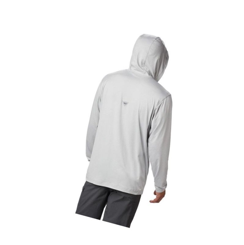 Columbia Slack Tide Henley Kapşonlu Erkek Gri | 01973-VBEZ