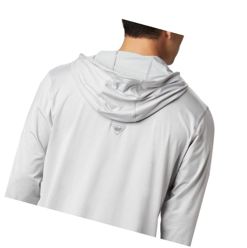 Columbia Slack Tide Henley Kapşonlu Erkek Gri | 01973-VBEZ