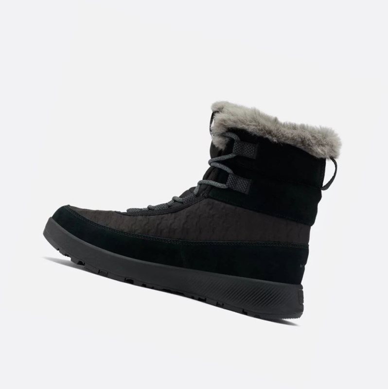 Columbia Slopeside Peak Luxe Kışlık Bot Kadın Siyah Koyu Gri | 38401-ZONS