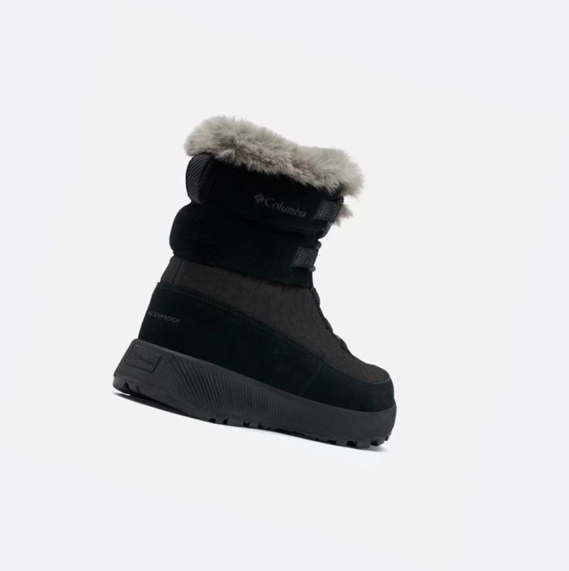 Columbia Slopeside Peak Luxe Kışlık Bot Kadın Siyah Koyu Gri | 38401-ZONS