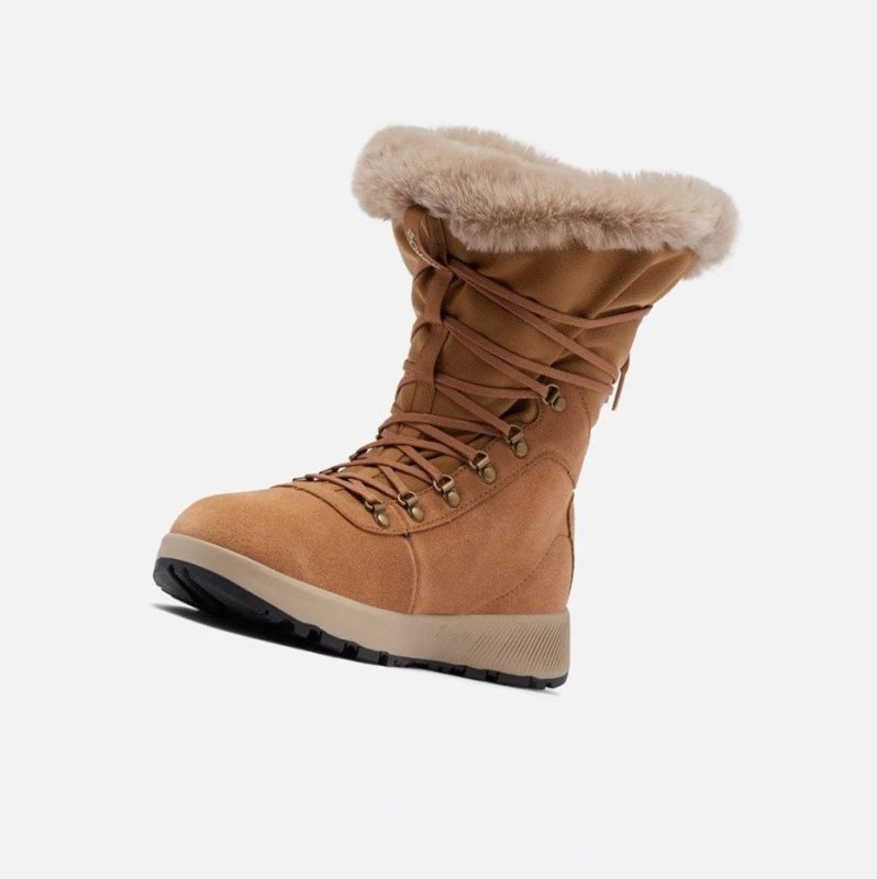 Columbia Slopeside Village Omni-Heat High Kışlık Bot Kadın Turuncu | 38702-WMVD