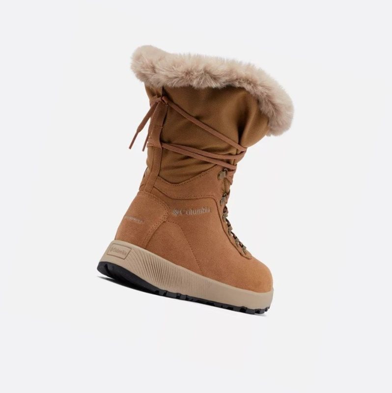 Columbia Slopeside Village Omni-Heat High Kışlık Bot Kadın Turuncu | 38702-WMVD