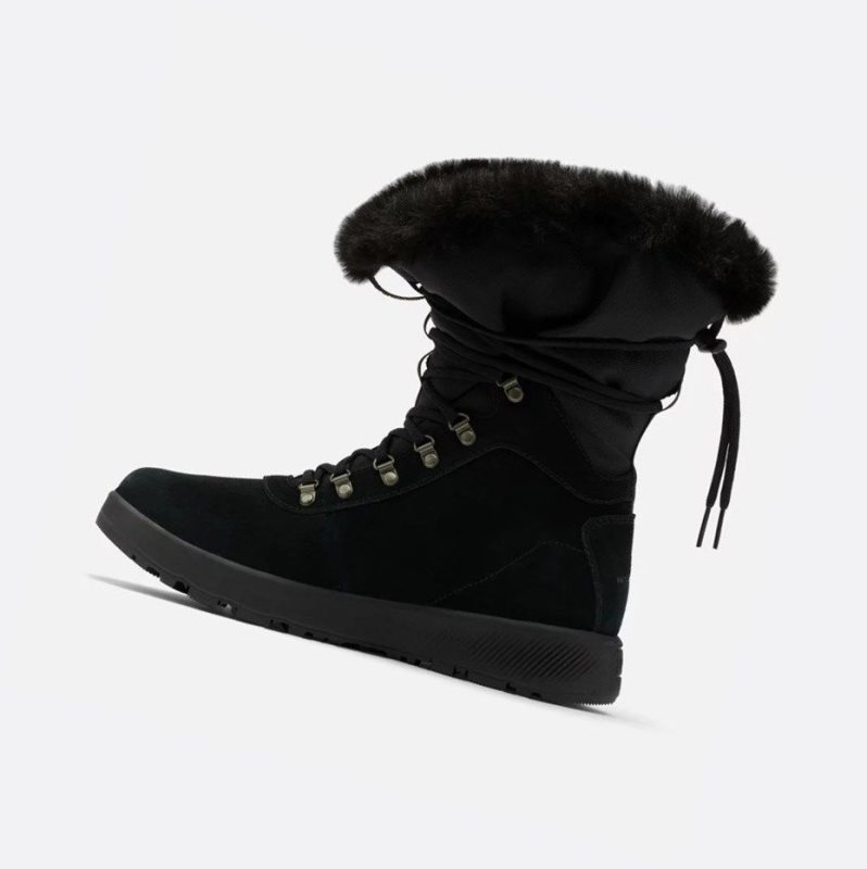 Columbia Slopeside Village Omni-Heat High Kışlık Bot Kadın Siyah | 30184-UYHB