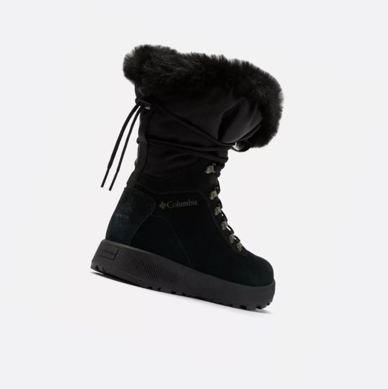 Columbia Slopeside Village Omni-Heat High Kışlık Bot Kadın Siyah | 30184-UYHB