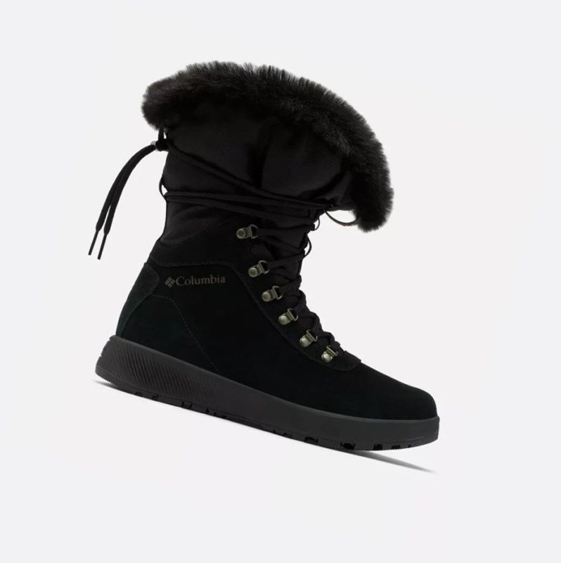 Columbia Slopeside Village Omni-Heat High Kışlık Bot Kadın Siyah | 30184-UYHB