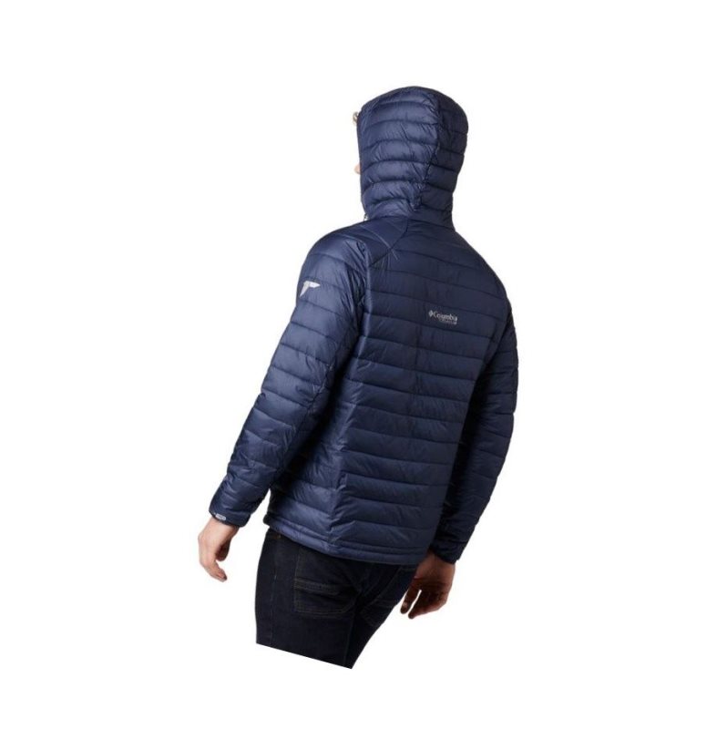 Columbia Snow Country Hooded Mont Erkek Lacivert | 75063-ZNOE