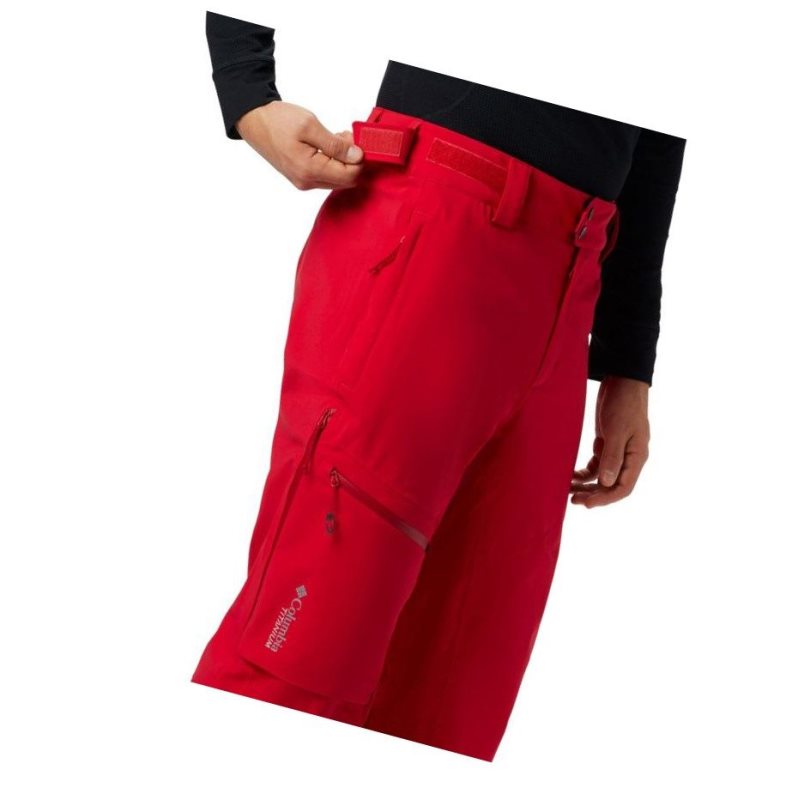 Columbia Snow Rival II Pantolon Erkek Mavi Kırmızı | 97835-ZLJP
