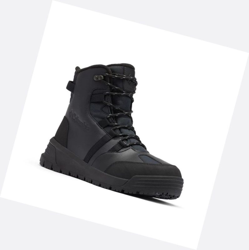 Columbia Snowtrekker Kışlık Bot Erkek Siyah Koyu Gri | 26105-SMHU