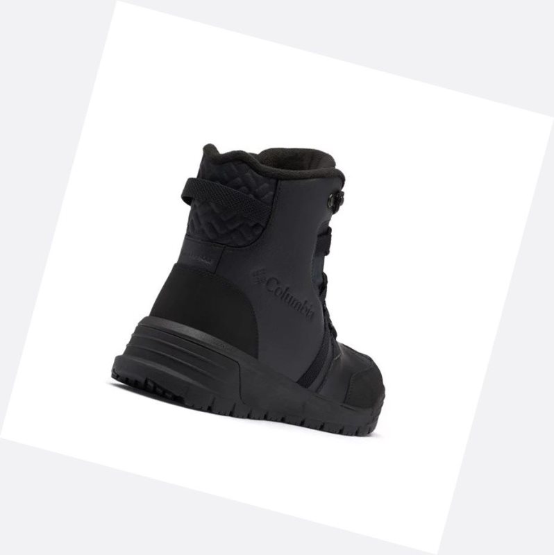 Columbia Snowtrekker Kışlık Bot Erkek Siyah Koyu Gri | 26105-SMHU