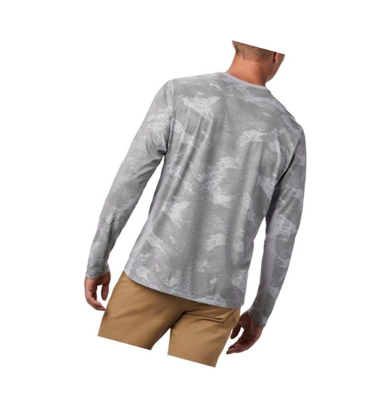 Columbia Solar Chill 2.0 Long Sleeve Sweatshirt Erkek Gri | 17962-BGKZ