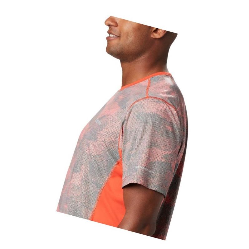 Columbia Solar Chill 2.0 Short Sleeve Tişört Erkek Kırmızı | 18723-ZTHP
