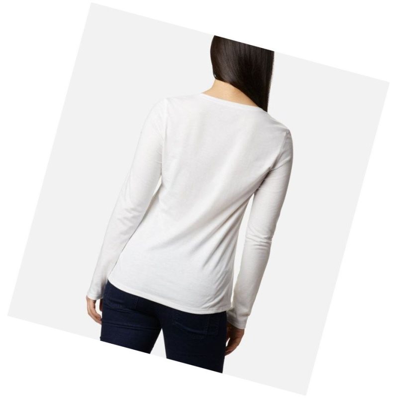 Columbia Solar Shield Long Sleeve Sweatshirt Kadın Beyaz | 37465-DCEF