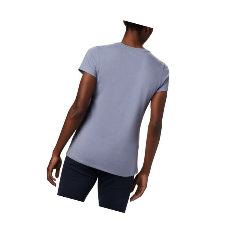 Columbia Solar Shield Short Sleeve Tişört Kadın Mor | 79513-KLJU