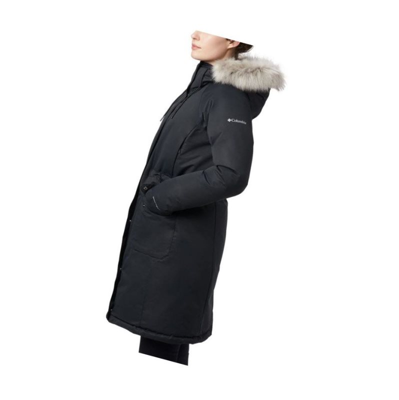 Columbia South Canyon Down Parka Mont Kadın Siyah | 68945-DKXG