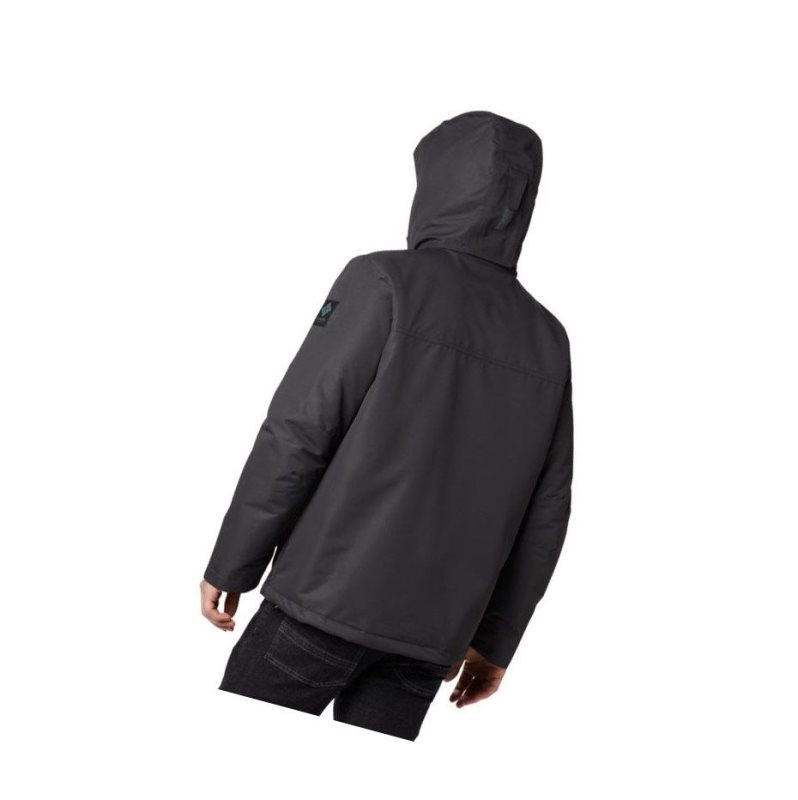 Columbia South Canyon Lined Insulated Mont Erkek Koyu Gri | 81704-ZKTO