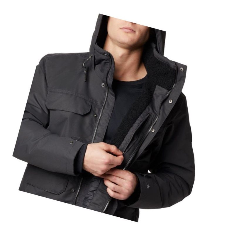 Columbia South Canyon Lined Insulated Mont Erkek Koyu Gri | 81704-ZKTO