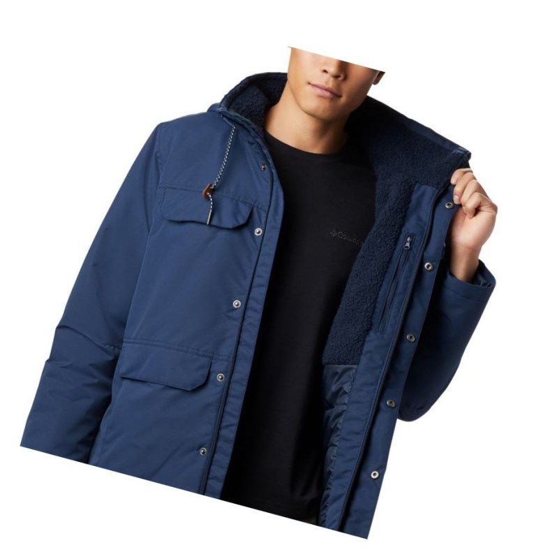 Columbia South Canyon Lined Insulated Mont Erkek Lacivert | 31702-QVXJ