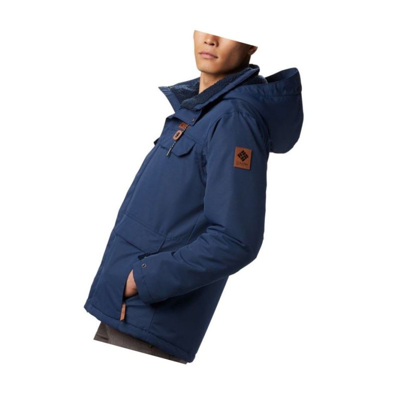 Columbia South Canyon Lined Insulated Mont Erkek Lacivert | 31702-QVXJ