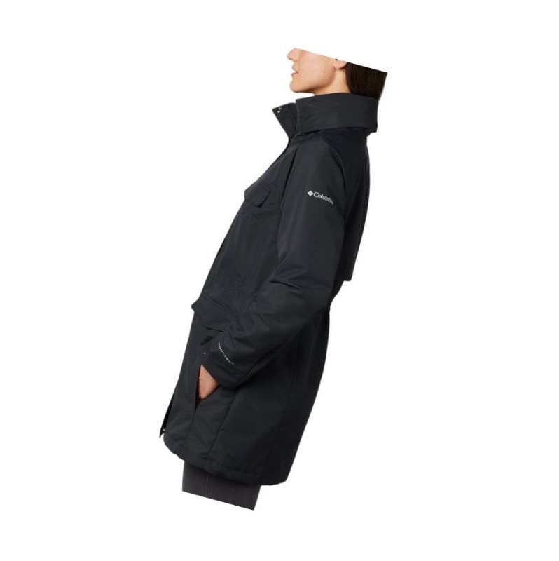 Columbia South Canyon Mid Mont Kadın Siyah | 85160-BLUI