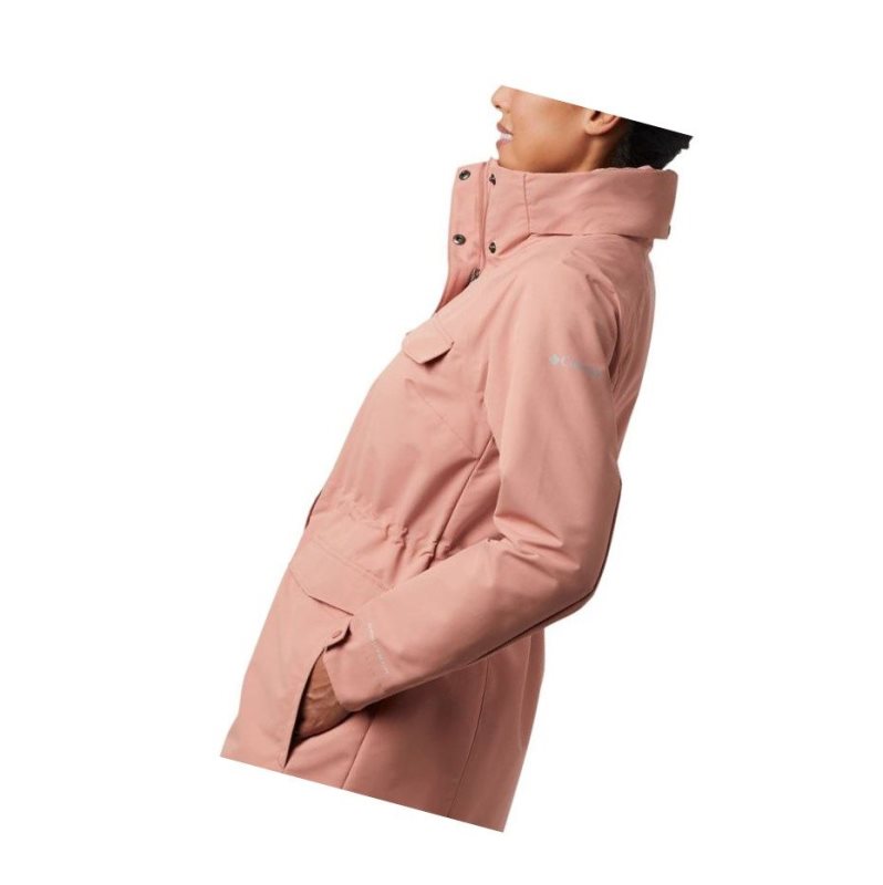 Columbia South Canyon Mid Mont Kadın Turuncu | 52069-NWZG
