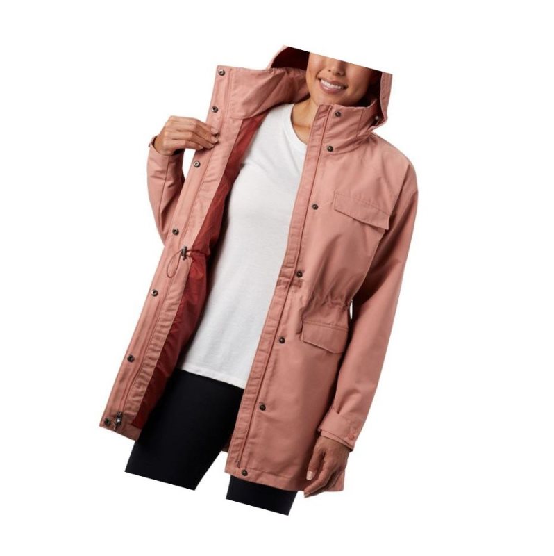 Columbia South Canyon Mid Mont Kadın Turuncu | 52069-NWZG