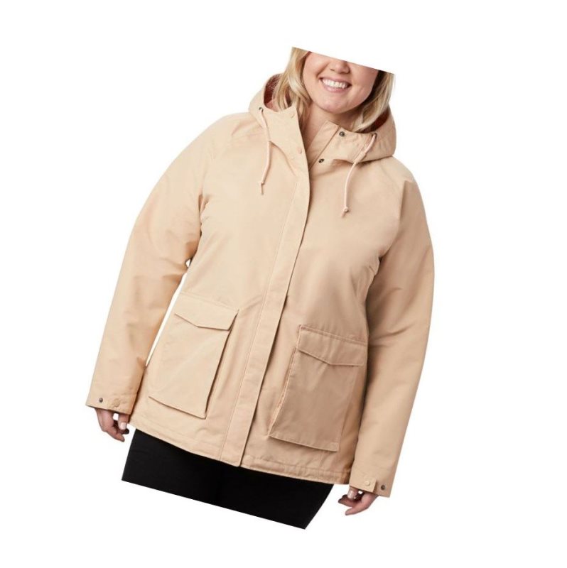 Columbia South Canyon Plus Size Mont Kadın Bej Rengi Kahverengi | 79684-CYQH