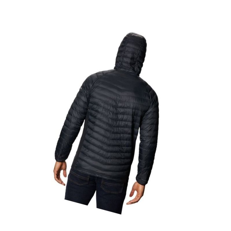 Columbia South Valley Hybrid Hooded Mont Erkek Siyah | 05829-CUFH