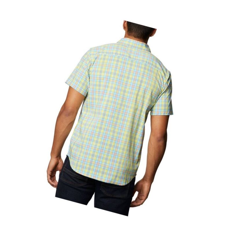 Columbia Spring Time Short Sleeve Gömlek Erkek Sarı | 39741-LOIC